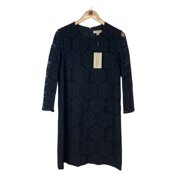 chinese dress ladies Burberry Black Pleated Dress